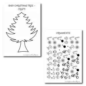 Take Christmas to a whole new level! Build a mini tree for your little ones and place it on their night stand.