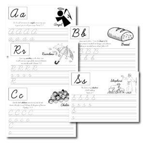 Combine coloring, Cursive ABCs, and Scripture Learning with this super complete printable.... This is one of my most popular printables of all time.