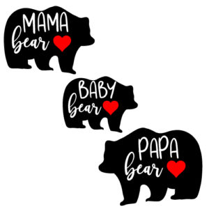 Family Bear SVG