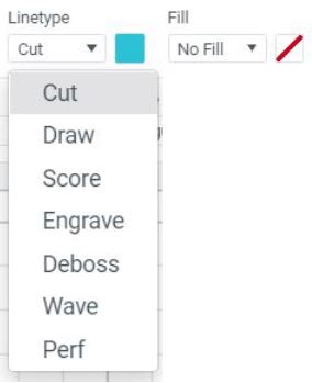 Linetype and Fill Icons