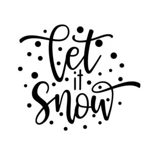 Let it snow Free SVG