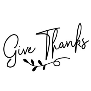 give thanks Free SVG