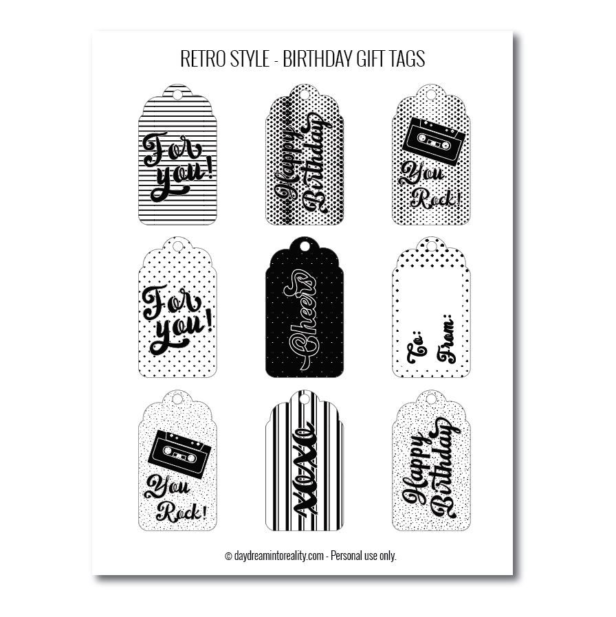 100 Birthday Gift Tags Free PDF Printables All In This Article 