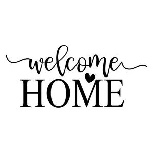 Welcome Home Free SVG