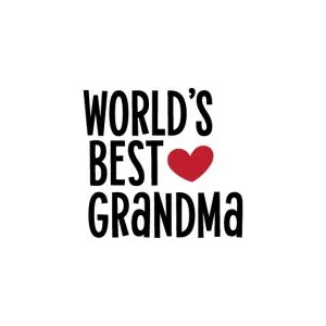 World's Best GrandmaFree SVG