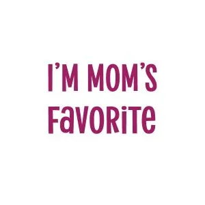 Funnys socks free SVG: I'm mom's favorite