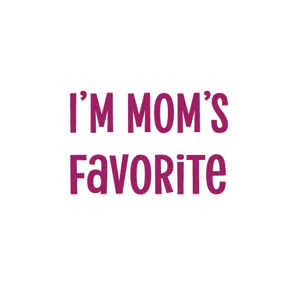Funnys socks free SVG: I'm mom's favorite