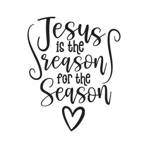 Jesus Is the reason for the season Free SVG