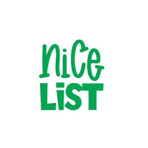 Nice List FREE SVG