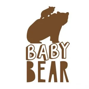 Baby Bear Free SVG-100