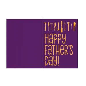 Happy Fathers Day Card Free SVG