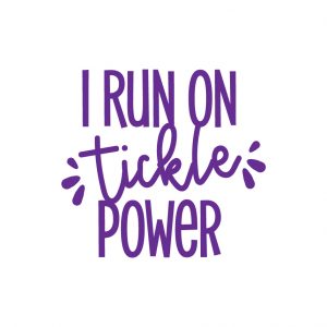 I run on tickle power Free SVG-100