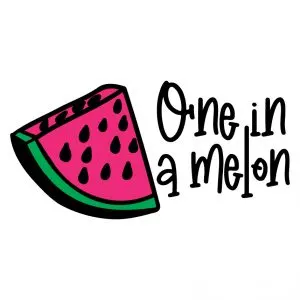 One in a melon Free SVG-100