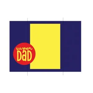Super Dad Card Free SVG