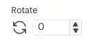 "Rotate: icon in Cricut Design Space