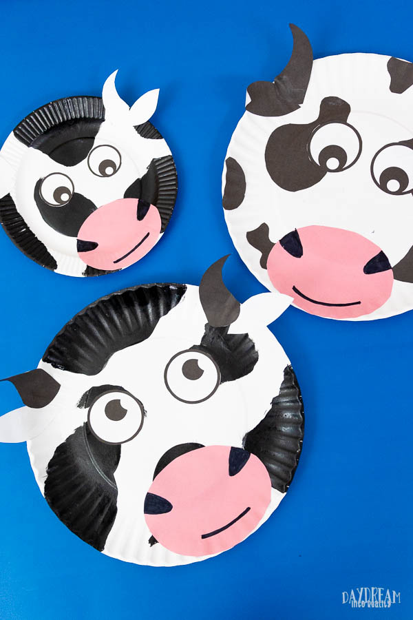 family cow paper plate craft