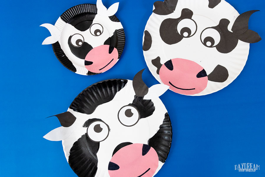 Paper Plate Cow craft featured image