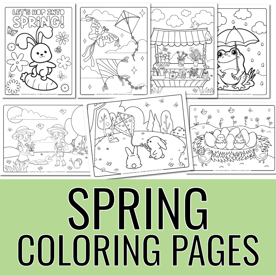 Spring I Spy Free PDF Printable | Easy, Medium, and Hard! ~ Daydream ...